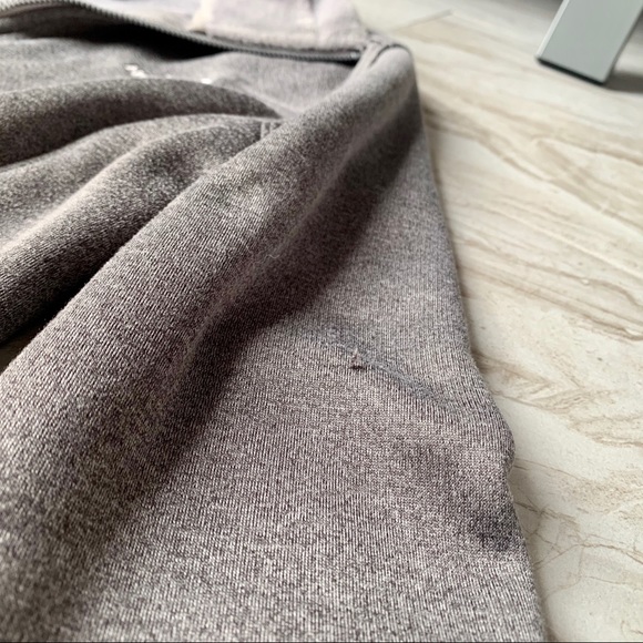 North Face Gray Plush Fleece Full Zip Jacket - Picture 6 of 6